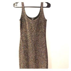 Sparkly long bodycon dress